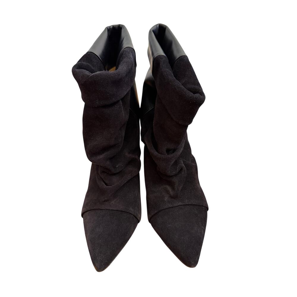 Isabel Marant Andrew Slouchy Boot EU38 US7.5–8 Suede 4" Heel Made in Italy - Picture 5 of 14